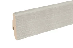 Neuhofer Fußleiste 240 cm x 58 x 19 mm eiche weißgrau