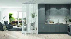 Neuhofer Lamelle Raumtrenner 267 x 8,8 cm weiß