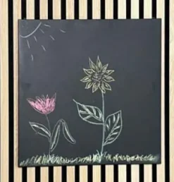 Neuhofer Letterboard für Akustikpaneele schwarz 45 x 44 x 2 cm