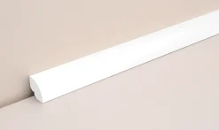 Neuhofer Viertelrundstab 240 x 1,4 x 1,4 cm weiß