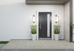 Panto Haustür Modell K 011 DIN links anthrazit 110 x 210 cm