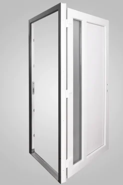 Panto Haustür Modell K 011 DIN links anthrazit 110 x 210 cm
