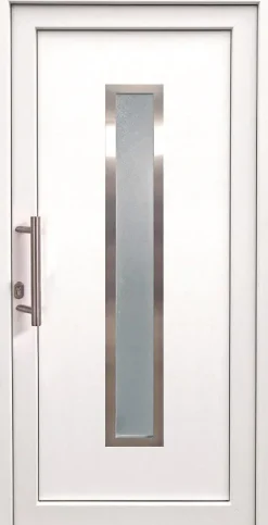 Panto Haustür Modell K016 DIN links weiß 110 x 210 cm