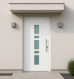 Panto Haustür Modell SMK 017 DIN rechts weiß 110 x 210 cm