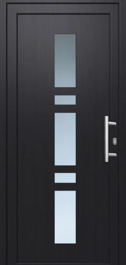 Panto Haustür Modell SMK 017 DIN rechts weiß/anthrazit 110 x 210 cm