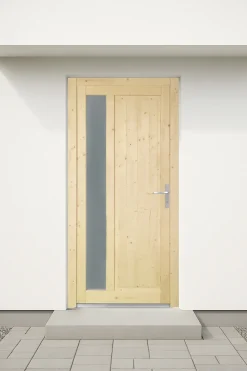Panto Nebeneingangstür Holz 510 88 x 198 cm DIN rechts