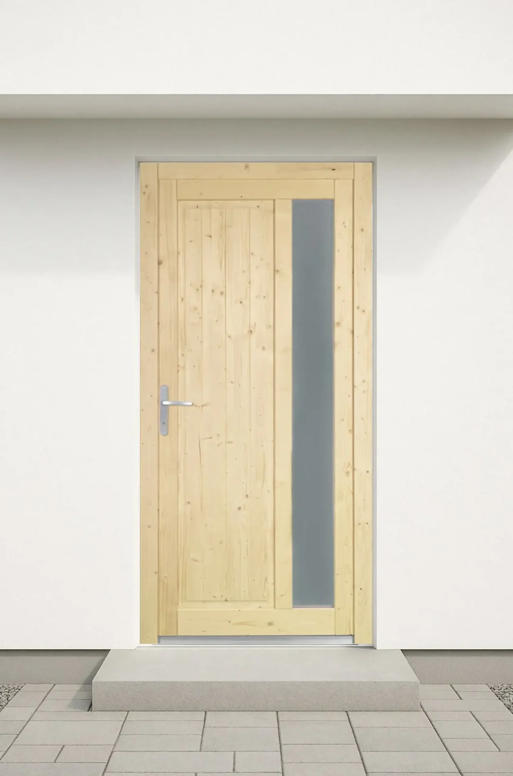 Panto Nebeneingangstür Holz 510 88 x 198 cm DIN links