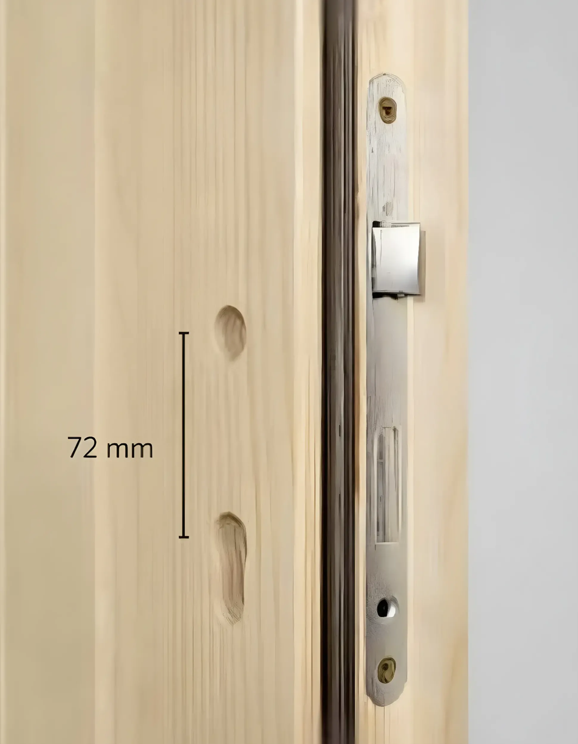 Panto Nebeneingangstür Holz 510 88 x 198 cm DIN links