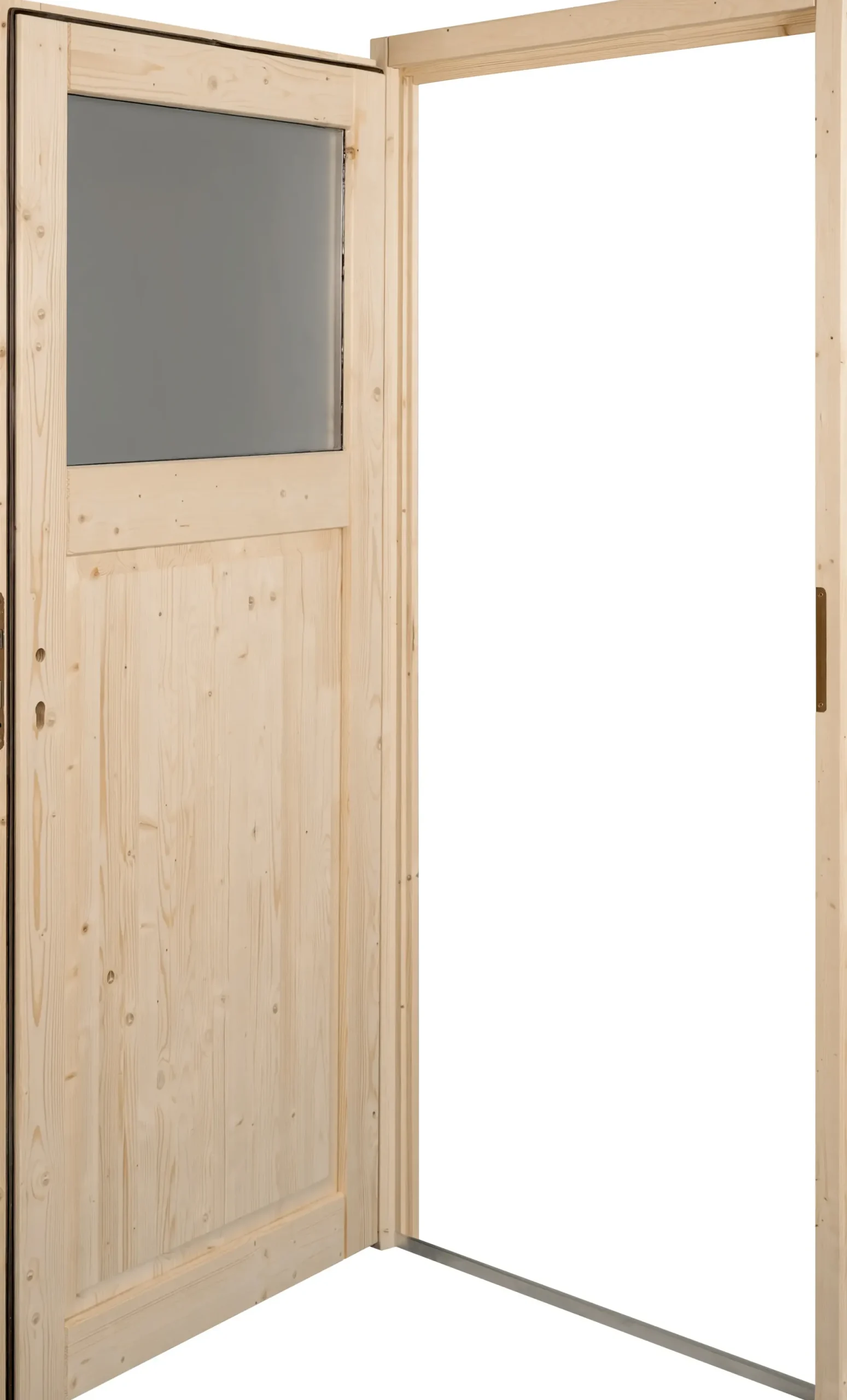 Panto Nebeneingangstür Holz 501 88 x 198 cm DIN links