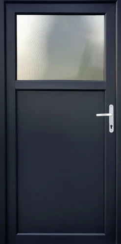 Panto Nebeneingangstür Kunststoff Premium 510 98 x 198 cm DIN rechts weiß/anthrazit