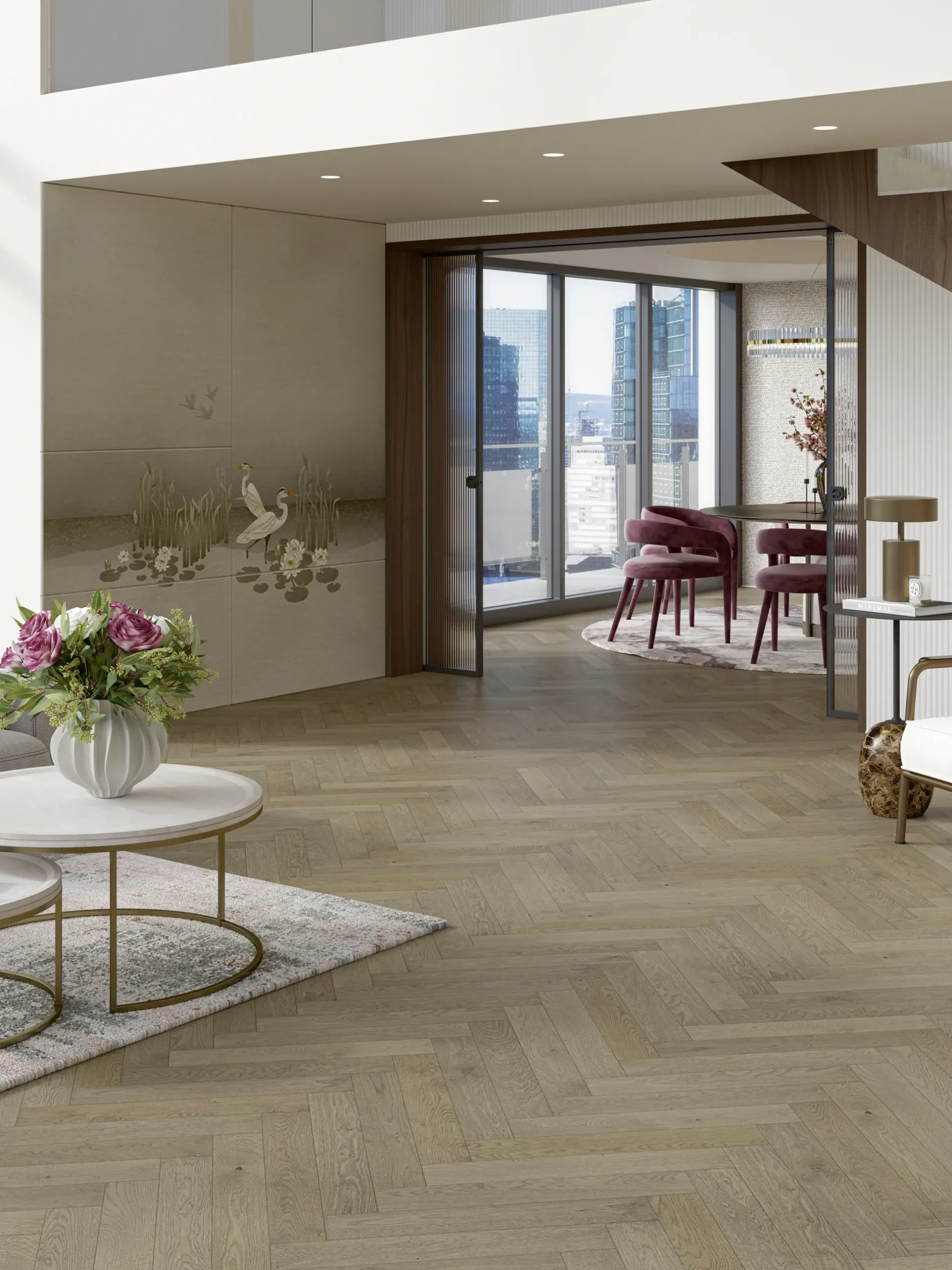Parador Parkett Trendtime 3 Living Plus Eiche Chalet grau lackversiegelt extramatt
