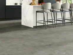 Parador Vinylboden mit Trittschalldämmung Basic 5.3 Stein Trafalgar dunkelgrau Mineralstruktur
