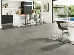 Parador Vinylboden mit Trittschalldämmung Basic 5.3 Stein Trafalgar dunkelgrau Mineralstruktur