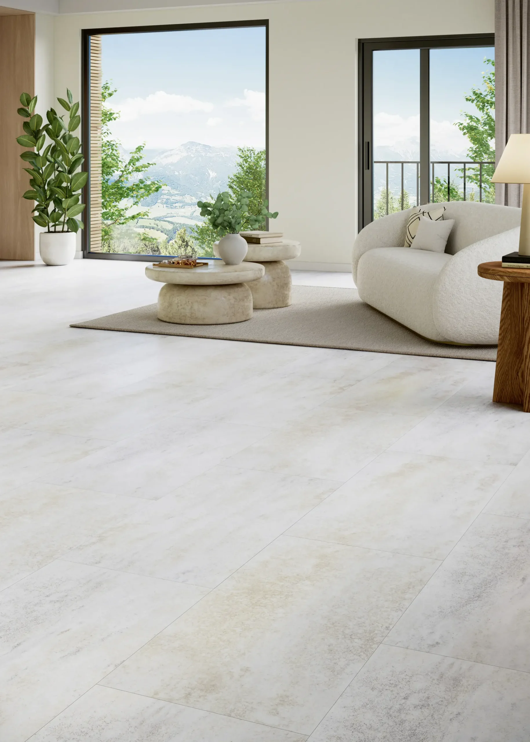 Parador Vinylboden mit Trittschalldämmung Basic 5.3 Dolomit weiß