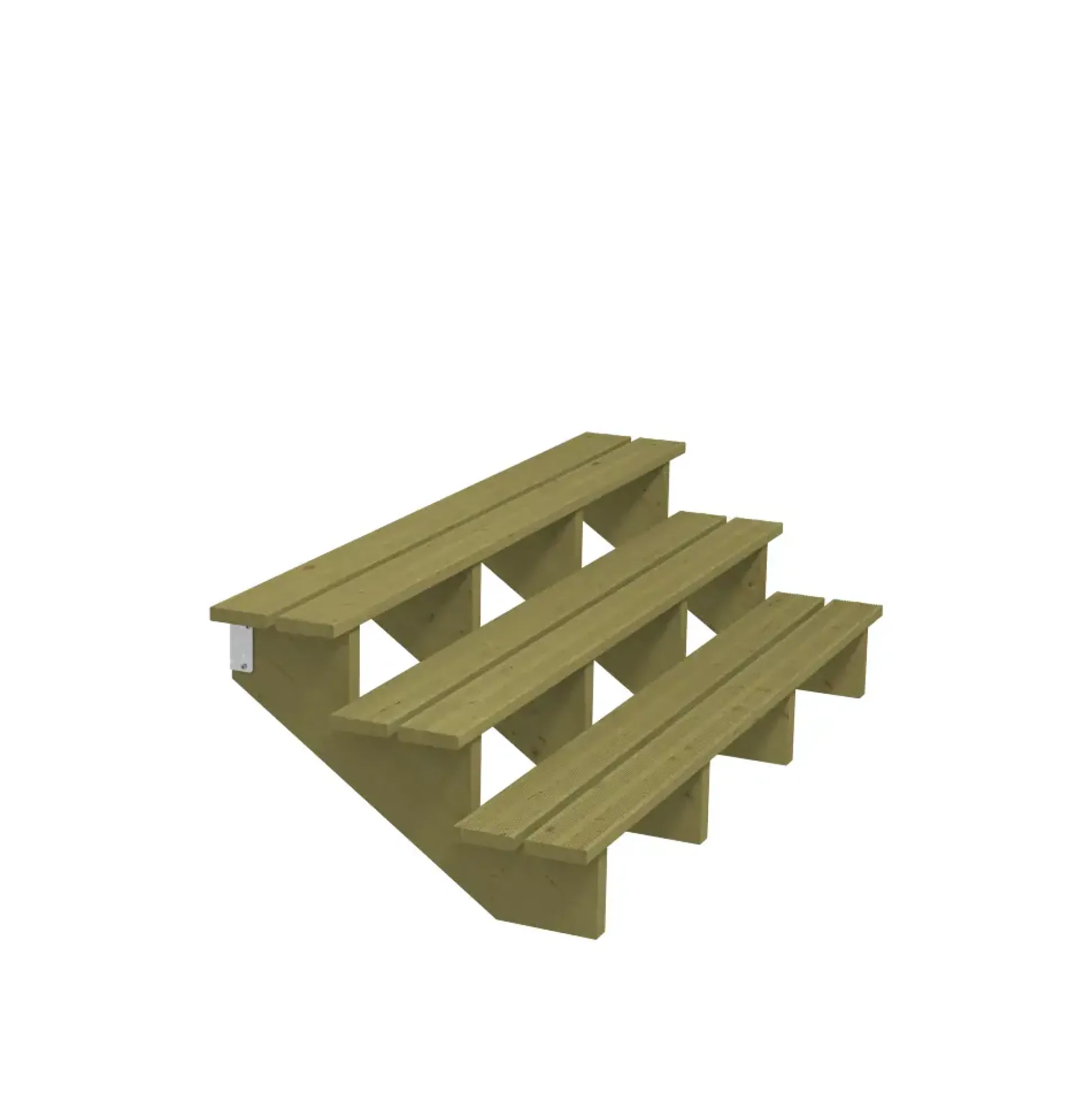 Plus Außentreppe Kiefer 3 Stufen 180 cm breit