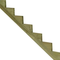 Plus Außentreppe Kiefer 7 Stufen 120 cm breit
