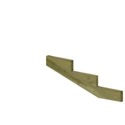 Plus Außentreppe Kiefer 3 Stufen 180 cm breit Schritttiefe 39 cm
