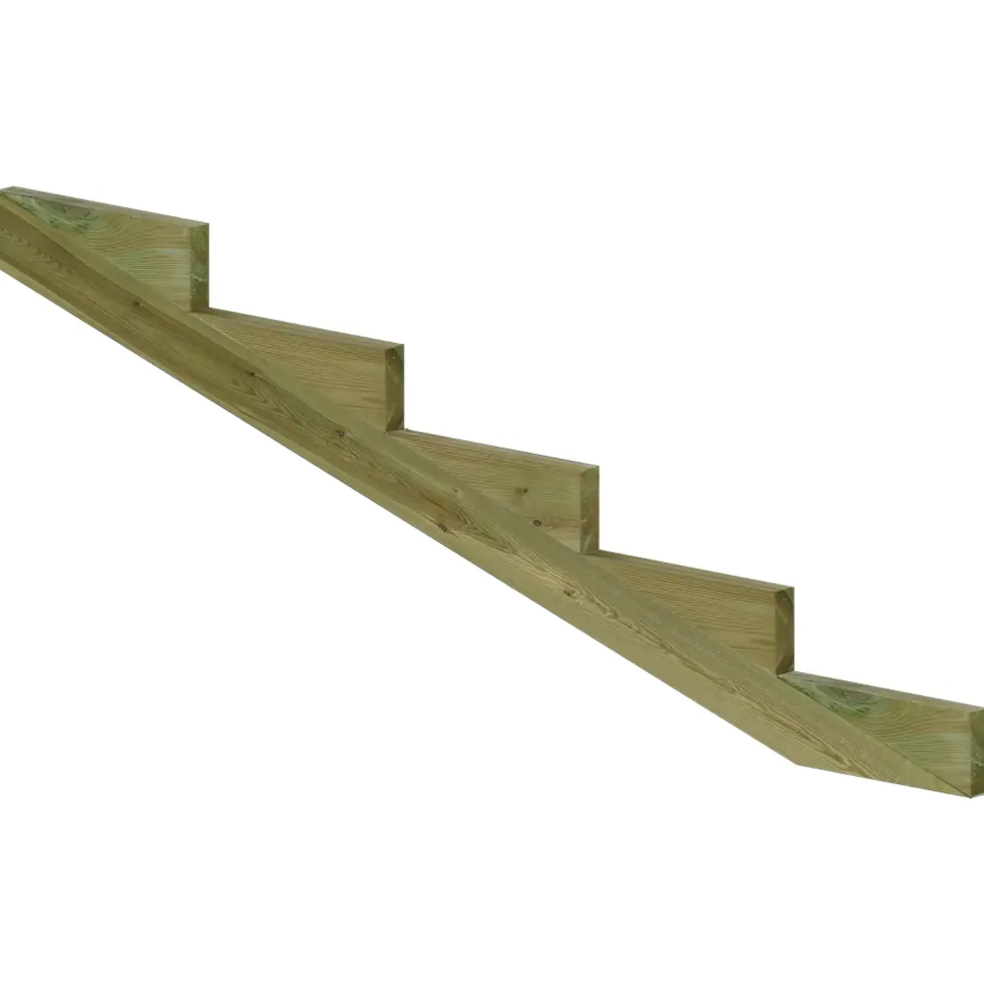 Plus Außentreppe Kiefer 5 Stufen 120 cm breit Schritttiefe 39 cm