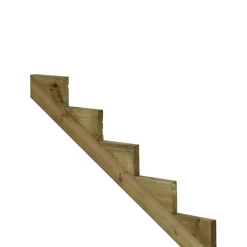 Plus Außentreppe Kiefer 5 Stufen 120 cm breit