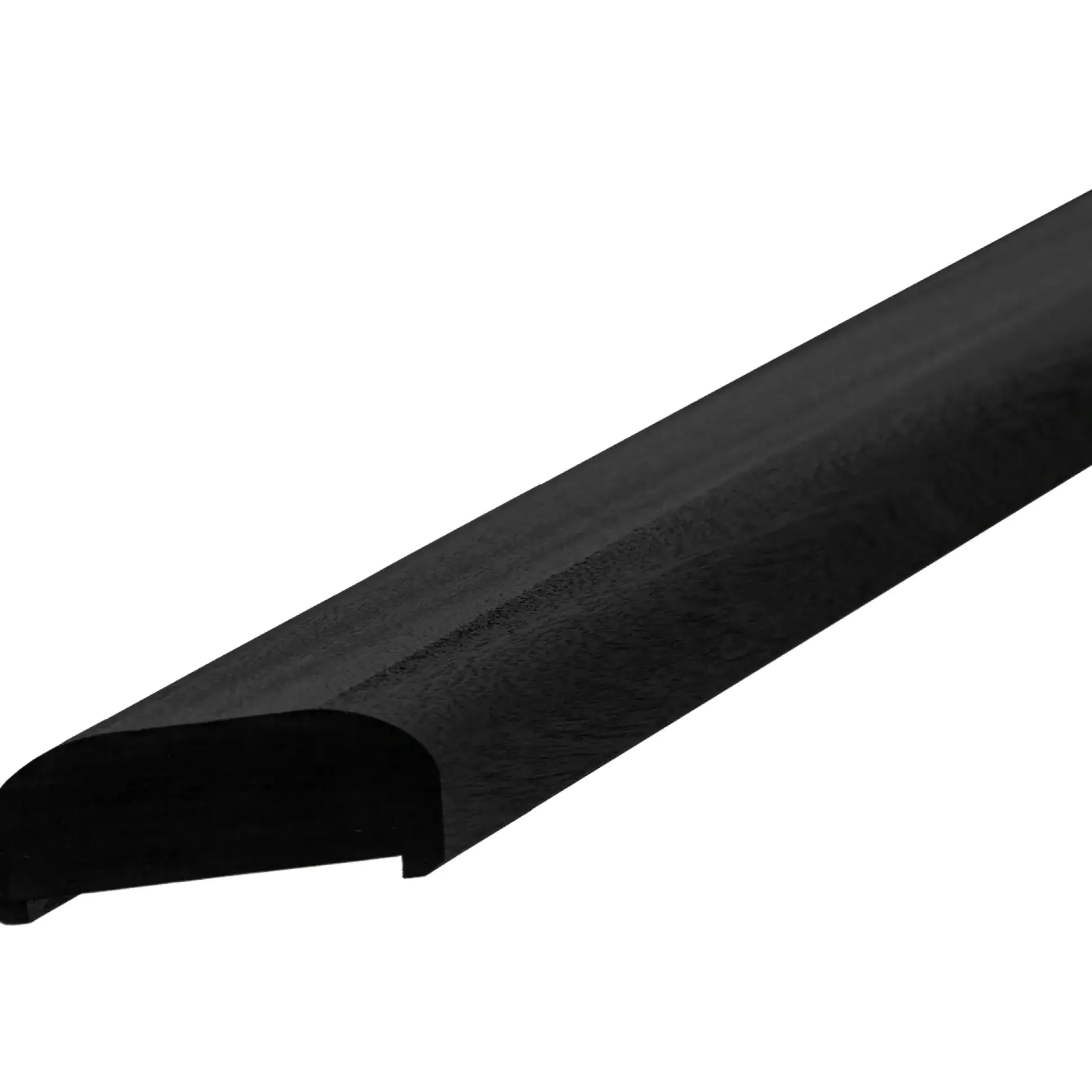 Plus Handlauf Mahagoni 3,6 x 197 cm schwarz Gährung links für Stahlpfosten