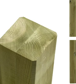Plus Pfosten Cubic 369 cm 90 x 90 mm druckimprägniert