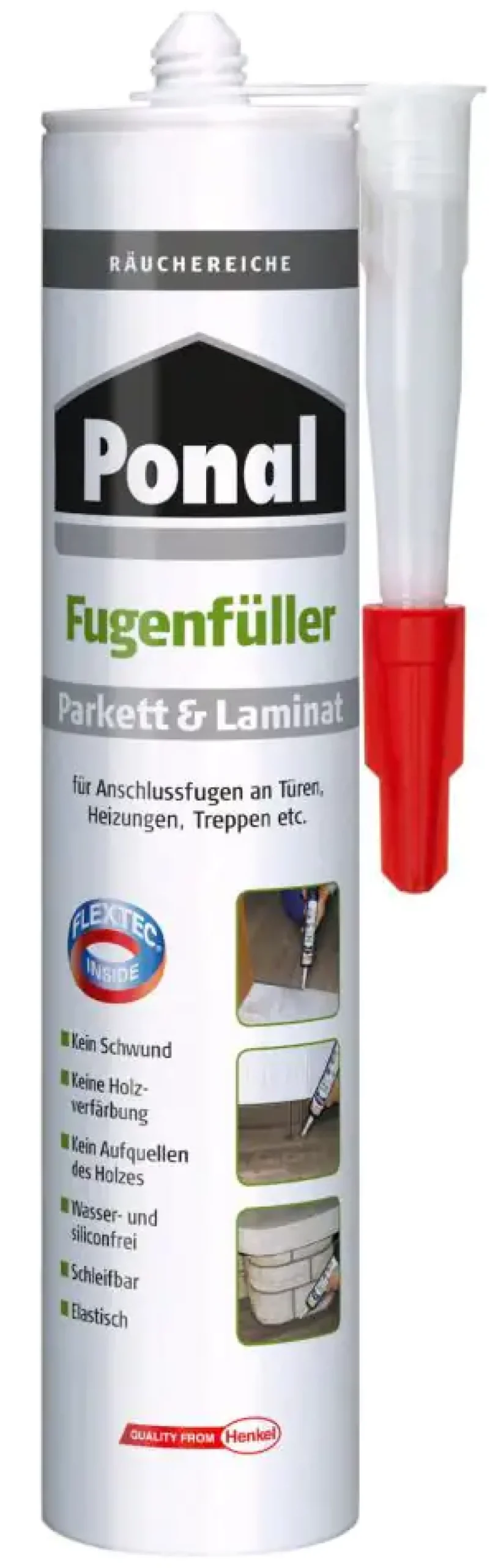 Ponal Fugenfüller Parkett & Laminat 280 ml Kartusche, Räuchereiche