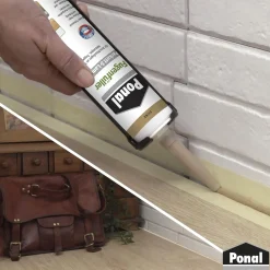 Ponal Fugenfüller Parkett & Laminat 280 ml Kartusche, Eiche