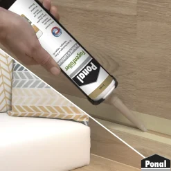Ponal Fugenfüller Parkett & Laminat 280 ml Kartusche, Eiche