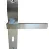 Primaster BB-Langschildgarnitur Edelstahl 23,5 x 4 cm eckiger Griff