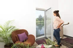 Primaster Fliegengitter für bodentiefe Fenster 130 x 220 cm weiß kürzbar