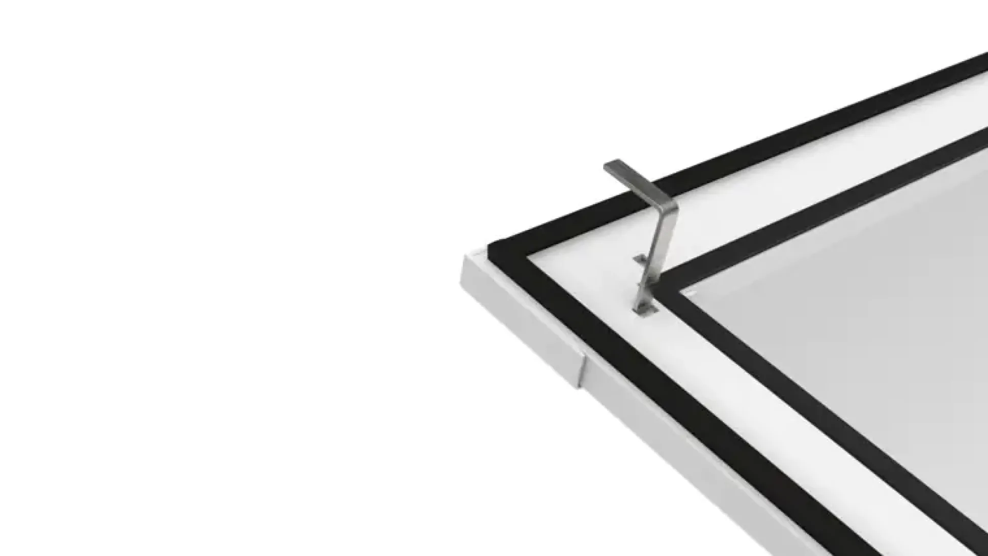 Primaster Fliegenschutz-Fenster 130 x 150 cm schwarz/weiß kürzbar
