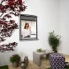 Primaster Fliegenschutz-Rollo 130 x 160 cm anthrazit/anthrazit kürzbar