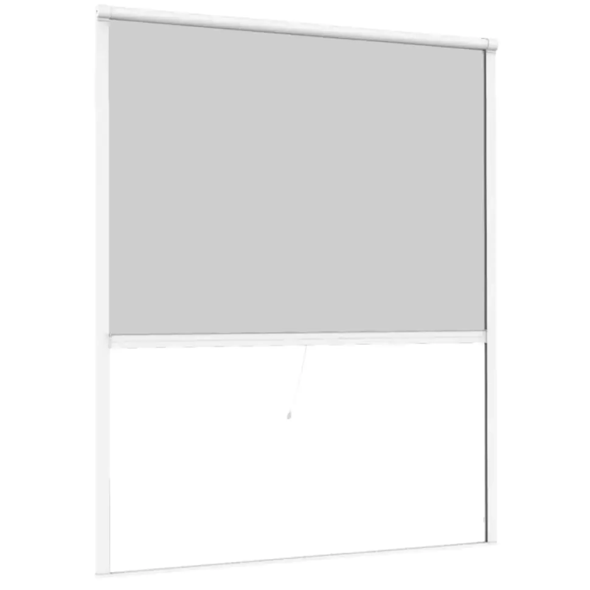 Primaster Fliegenschutz-Rollo 130 x 160 cm weiß kürzbar