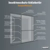 Primaster Fliegenschutz-Schiebetür 120 x 240 cm anthrazit/anthrazit kürzbar