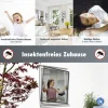 Primaster Fliegenschutz-Teleskopfenster 130 x 150 cm anthrazit/anthrazit kürzbar