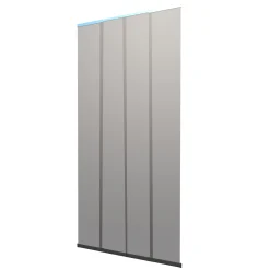 Primaster Fliegenschutz-Türvorhang Teleskop Alu 120 x 250 cm anthrazit