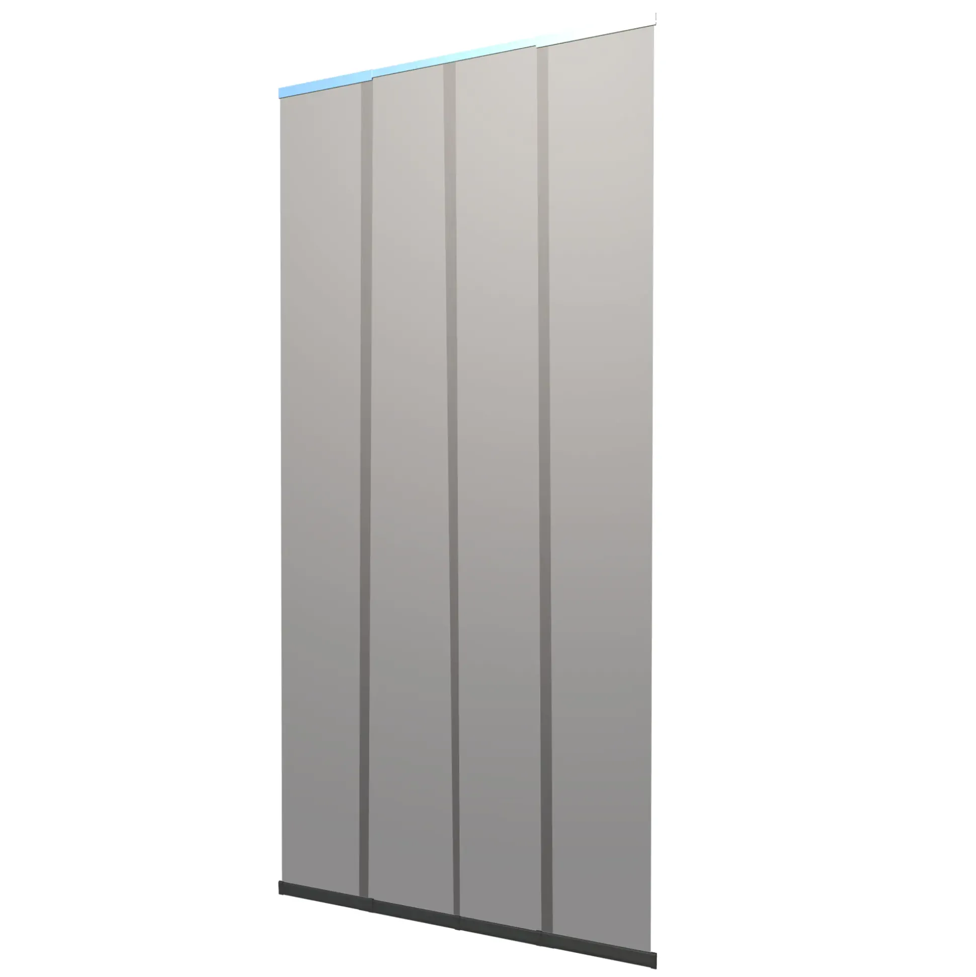 Primaster Fliegenschutz-Türvorhang Teleskop Alu 120 x 250 cm anthrazit