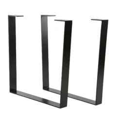 Primaster Tischgestell U-Form schwarz 71 x 70 cm
