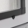 Primaster Vorreiber-Set für Fliegenschutzfenster anthrazit - 4 Stück
