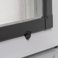 Primaster Vorreiber-Set für Fliegenschutzfenster anthrazit - 4 Stück