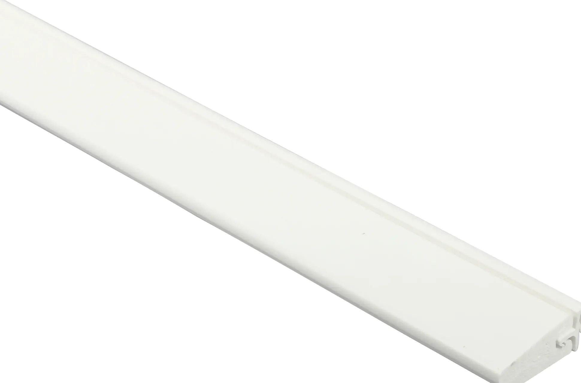 Primo Tür- und Fensterleiste 2,2 m 21 x 9 mm weiß mit Dichtung