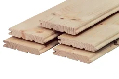 Profilholz Fichte Tanne A B-Sortierung Faseprofil 300 x 12,1 cm 16 mm