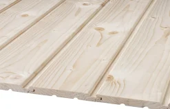 Profilholz Fichte Tanne Standard B-Sortierung Schrägprofil 400 x 12,1 cm 14 mm