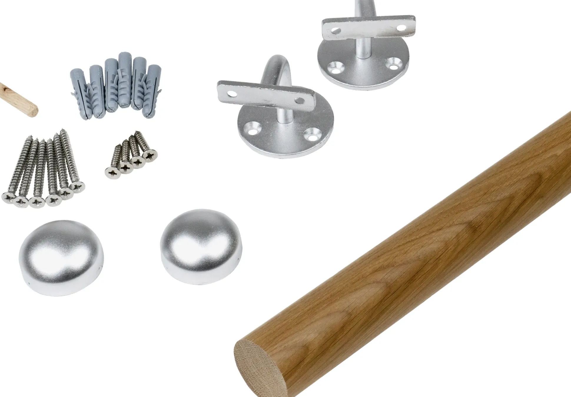 Prova Handlauf-Set Eiche versiegelt Länge 150 cm
