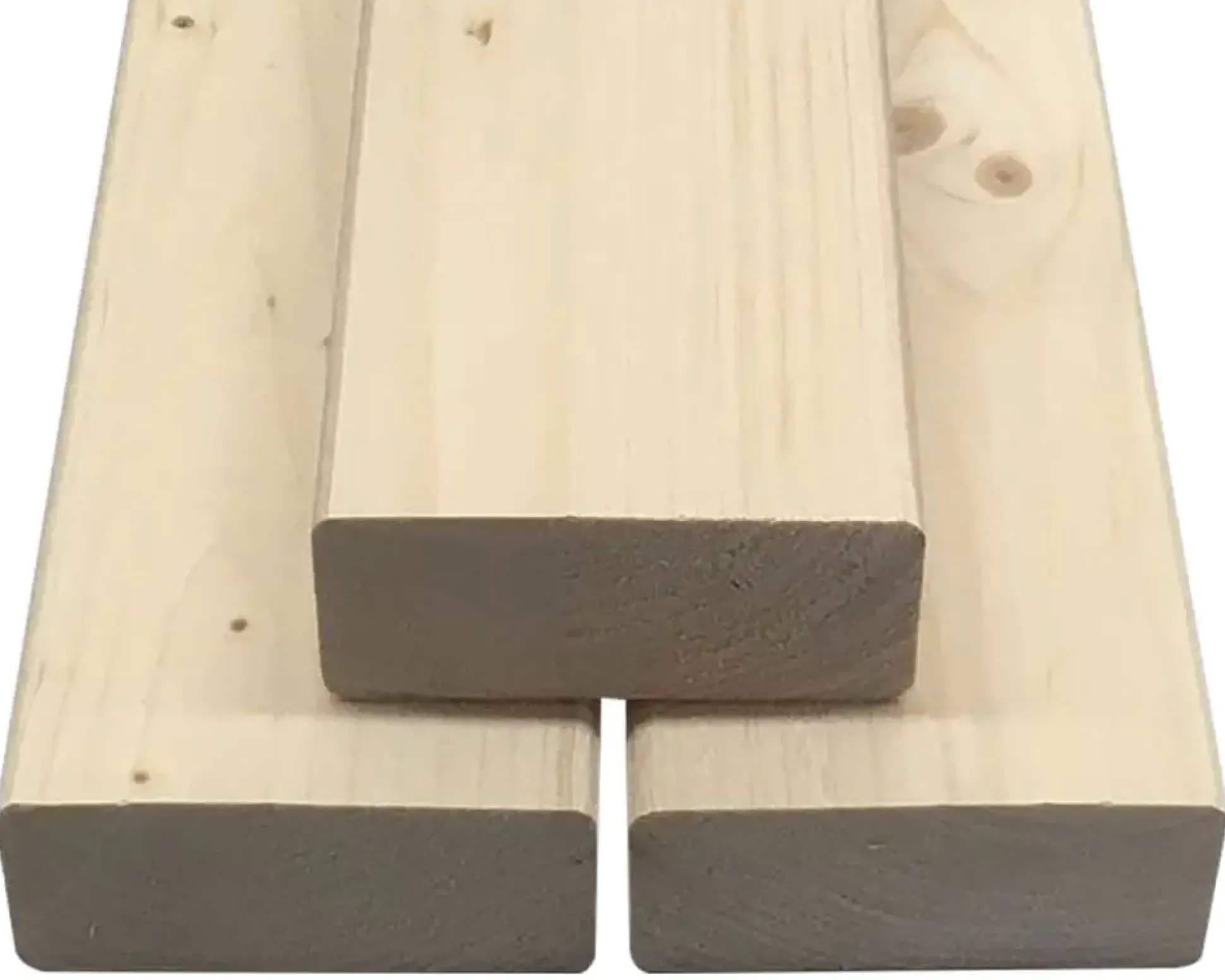 Rahmen Fichte Tanne gehobelt egalisiert 244 x 8,9 cm 38 mm