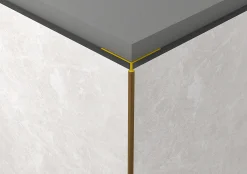 Rock the Wall Außenecke bronze 280 x 2,7 x 2,76 cm