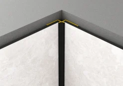 Rock the Wall Innenecke schwarz 280 x 2,5 x 2,5 cm