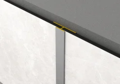 Rock the Wall T-Profil silber 280 x 3 x 0,69 cm