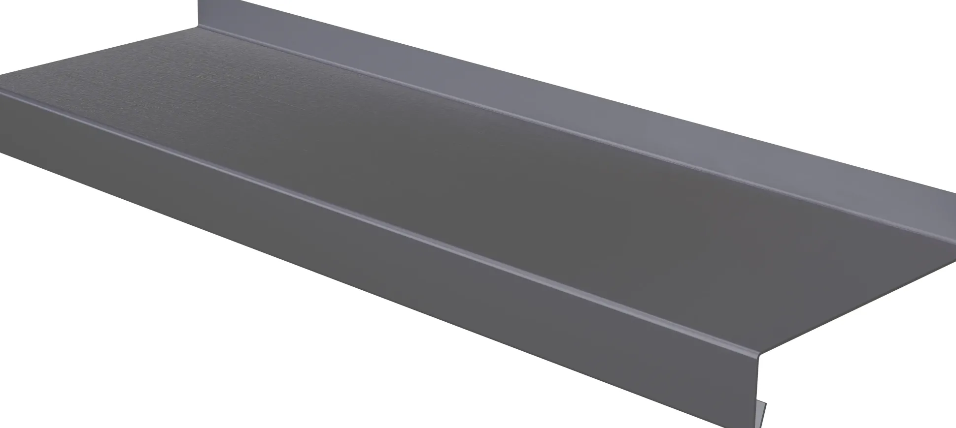 Sarei Fensterblech Aluminium anthrazit Ausladung 150 mm Länge 3000 mm