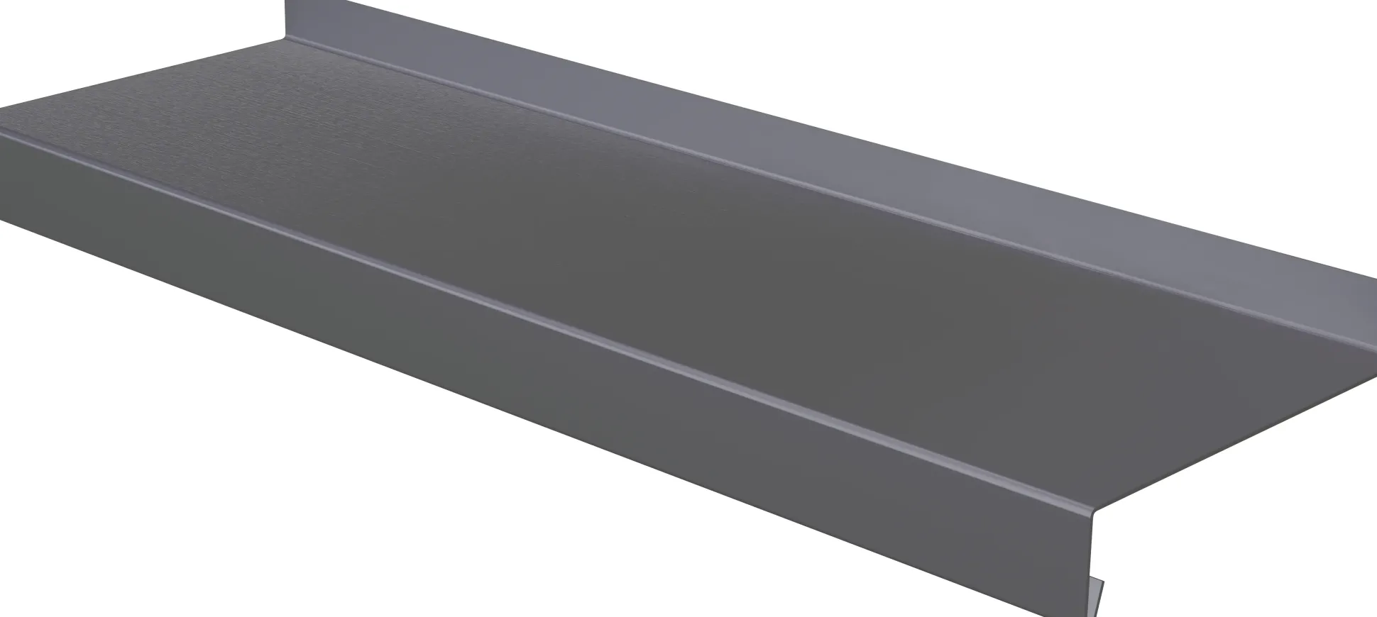 Sarei Fensterblech Aluminium anthrazit Ausladung 225 mm Länge 3000 mm